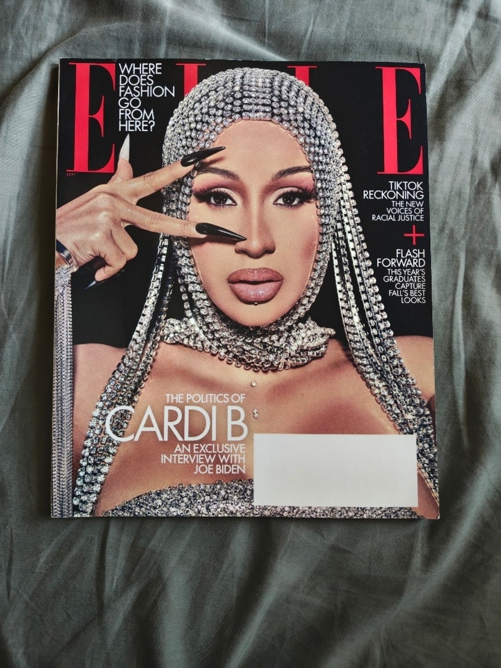 Elle Magazine Cover — Cardi B